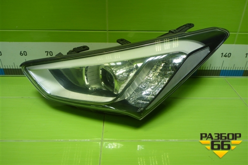 Фара левая (до 2015г ксенон с блоком и лампой) (921012W000) для Hyundai Santa Fe с 2012-2018г (Санта Фе)