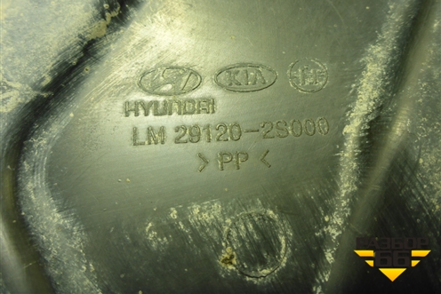 Пыльник двигателя боковой правый (291202S000) для Hyundai ix 35 с 2010г (Ай икс 35)