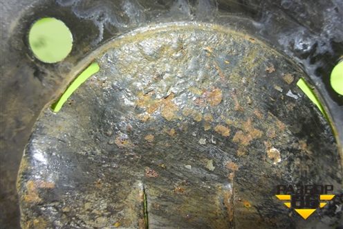 Кожух тормозного диска задний левый (13330137) для Opel Astra J с 2009г (Астра Джей)