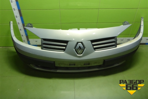Бампер передний (дубликат) (MG02200) для Renault Megane 2 с 2002-2009г (Меган)