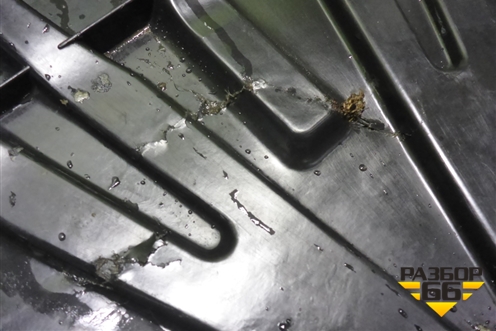 Ниша под запасное колесо (8200021035) для Renault Megane 2 с 2002-2009г (Меган)