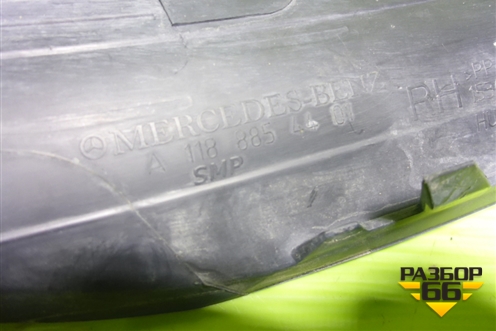 Решетка в передний бампер правая (AMG под парктроник) (A1188854401) для Mercedes Benz CLA C118 с 2019г (ЦЛА)