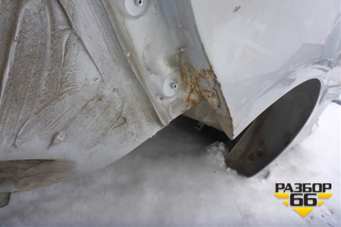 Крыло заднее правое (3-х дверный кузов) для Opel Corsa D с 2006-2014г (Корса Д)