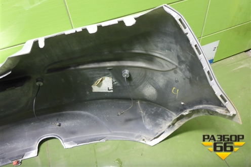 Бампер задний (3х дверный хетчбэк) (13179893) для Opel Corsa D с 2006-2014г (Корса Д)