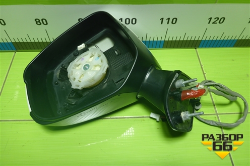 Зеркало левое электрическое (13 контактов без камеры) для Toyota Land Cruiser (300) с 2021г (Ленд Крузер)