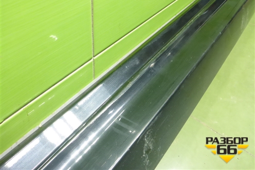 Накладка на порог наружная левая (М-Пакет) (51778069983) для BMW X7 G07 с 2018г (Х7 Г07)