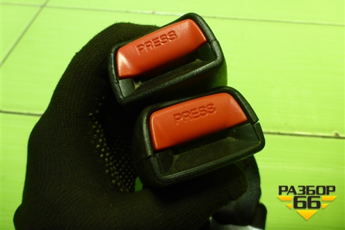 Замок ремня безопасности задний (пара) для Chevrolet Lanos с 2004г (Ланос)