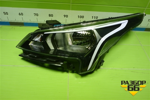 Фара левая (после 2020г без ДХО (92101H0500) для Kia Rio с 2017г (Рио 4)