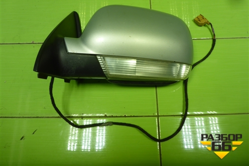 Зеркало левое электрическое (7 контактов до 2006г) для Volkswagen Touareg c 2002-2010г (Туарег)