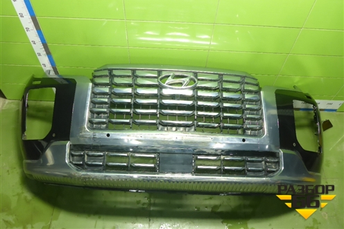 Бампер передний (после 2022г под омыватель и парктроник) для Hyundai Palisade с 2018г (Палисад)