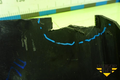 Воздухозаборник интеркулера (7L6117335A) для Volkswagen Touareg c 2002-2010г (Туарег)