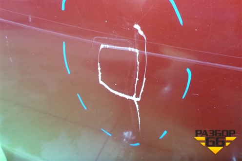 Дверь задняя левая (хетчбэк) (770034L200) для Hyundai Solaris с 2010-2016г (Солярис)