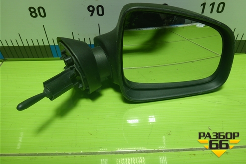 Зеркало правое механическое (после 2009г) (8200965092) для Renault Logan с 2004-2015г (Логан)