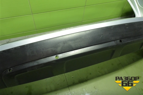 Бампер задний (под парктроник) (7L6807421) для Volkswagen Touareg c 2002-2010г (Туарег)