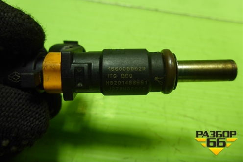 Форсунка инжекторная электрическая (1.6л H4MD438) (166008992R) для Nissan Terrano с 2014г (Терано)