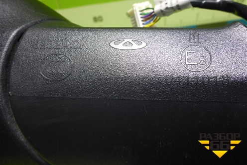 Зеркало левое электрическое (8 контктов) (601000214AA) для Chery Tiggo 7 Pro с 2019г (Тиго 7 Про)