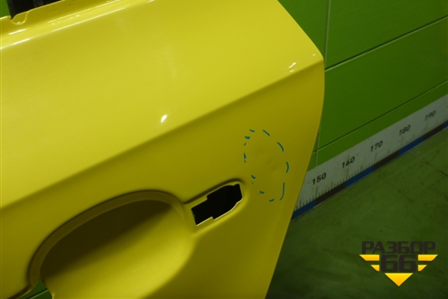 Дверь задняя левая (6RU833311C) для Volkswagen Polo (седан) с 2010г (Поло)