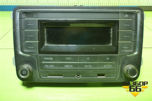 Магнитола (5CU035181A) для Volkswagen Polo (седан) с 2010г (Поло)