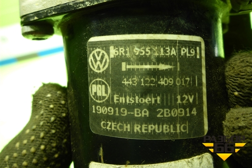 Моторчик стеклоочистителя передний (6R1955113A) для Volkswagen Polo (седан) с 2010г (Поло)