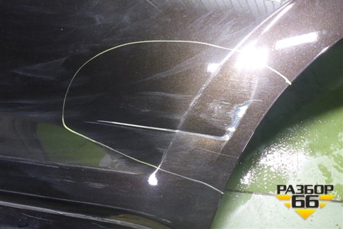 Дверь задняя левая (760833051B) для Volkswagen Touareg с 2018г (Туарег)