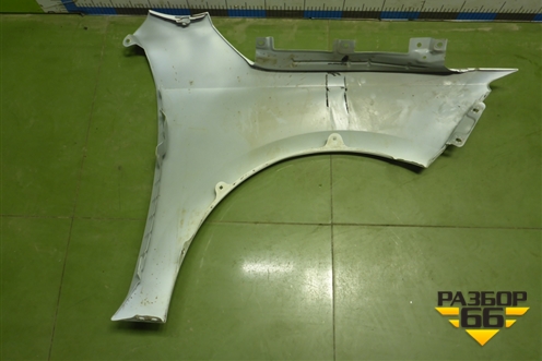 Крыло переднее левое без отверстия под повторитель (5JA821021) для Skoda Rapid с 2013г (Рапид)