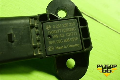 Датчик абсолютного давления (03C906051F) для Volkswagen Polo (седан) с 2010г (Поло)