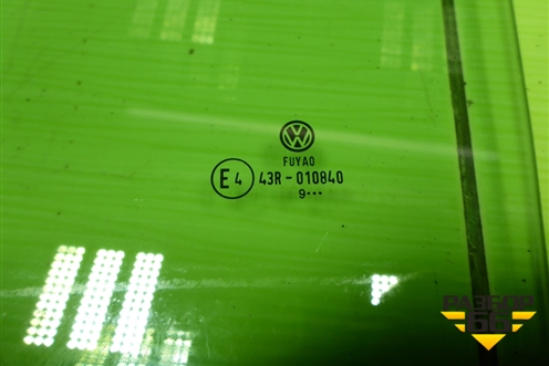 Стекло двери задней левой для Volkswagen Polo (седан) с 2010г (Поло)