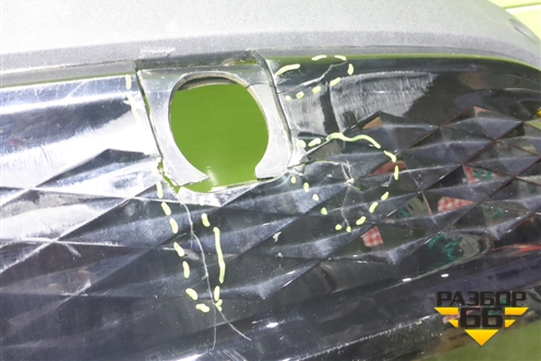 Юбка заднего бампера (под парктроник) (602006725AA) для Chery Tiggo 7L с 2024-2025г