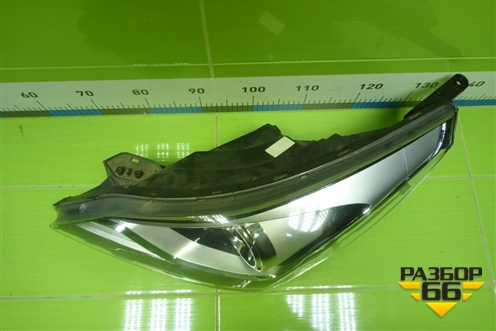 Фара левая (после 2014г галоген) (921014L700) для Hyundai Solaris с 2010-2016г (Солярис)