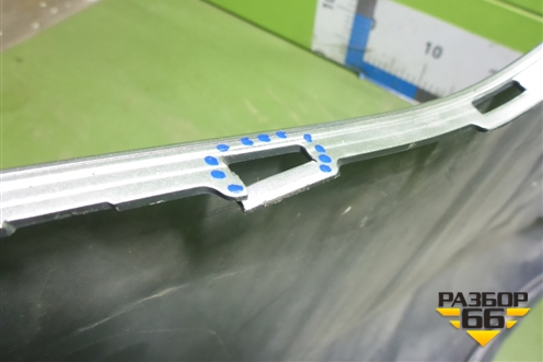 Бампер задний (60U807421D) для Skoda Rapid с 2020г (Рапид)