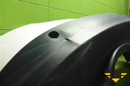 Бампер задний (под парктроник) (5NU807421) для Volkswagen Tiguan с 2011-2016г (Тигуан)