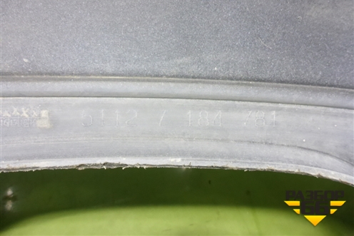 Бампер задний (до 2013г седан под парктроник) (51127184781) для BMW 5-серия F10/F11 с 2009-2016г