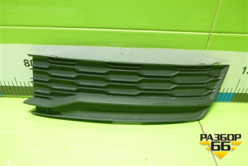 Накладка переднего бампера левая (после 2017г) (5JA807367A) для Skoda Rapid с 2013г (Рапид)