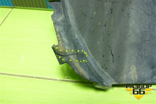 Локер задний правый (нижняя часть) (78718JD00A) для Nissan Qashqai+2 (JJ10E) с 2008-2013г (Кашкай)