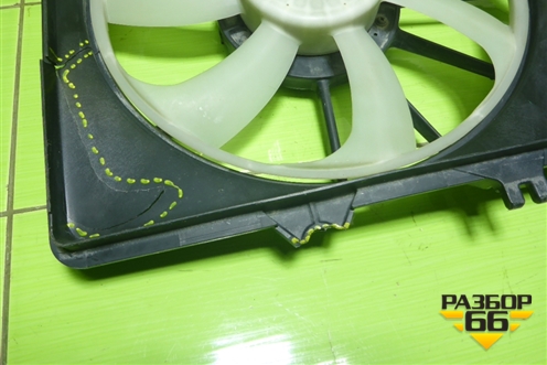 Вентилятор охлаждения радиатора для Mazda CX 5 с 2012-2016г (СХ5)