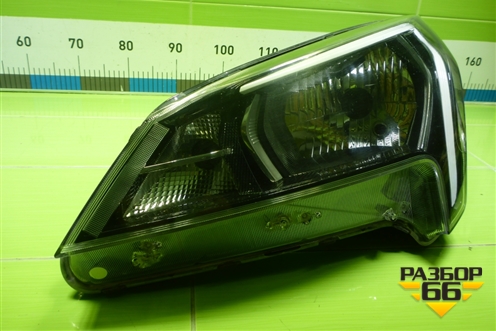 Фара левая (после 2020г галоген) (92101H0500) для Kia Rio с 2017г (Рио 4)