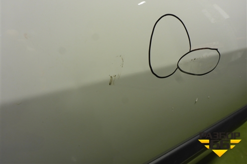 Дверь задняя левая (не под стекло) (821015688R) для VAZ Largus/Ларгус с 2012-2024г