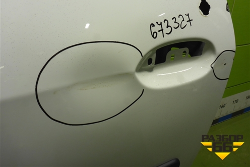 Дверь задняя левая (не под стекло) (821015688R) для VAZ Largus/Ларгус с 2012-2024г