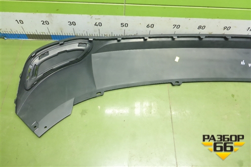 Юбка заднего бампера (новая) (6N5807568C) для Volkswagen Polo с 2020г (Поло)