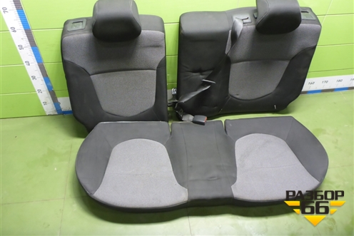 Сиденья комплект (с обогревом, без AIR BAG) для Hyundai Solaris с 2010-2016г (Солярис)