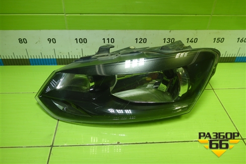 Фара левая (галоген) (6RU941016) для Volkswagen Polo (седан) с 2010г (Поло)