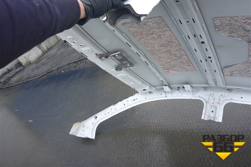 Крыша не под люк (хетчбэк) для Hyundai Solaris с 2010-2016г (Солярис)