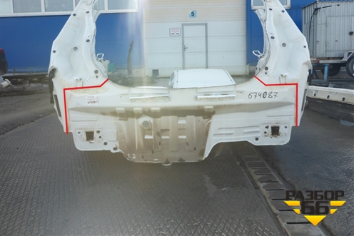 Панель задняя (хетчбэк) (691004L200) для Hyundai Solaris с 2010-2016г (Солярис)