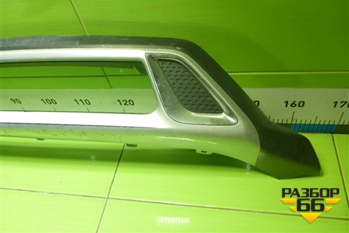 Накладка переднего бампера нижняя (после 2018г нижняя) (6405A269) для Mitsubishi Outlander с 2012-2024г (Аутлендер)