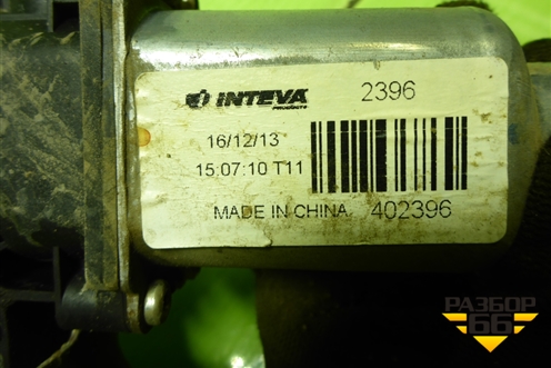 Стеклоподъёмник электрический задний левый для Hyundai Solaris с 2010-2016г (Солярис)