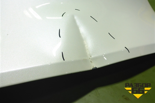 Дверь багажника без стекла (S203F2701080100) для Changan CS55 PLUS с 2019г (ЦС 55 плюс)