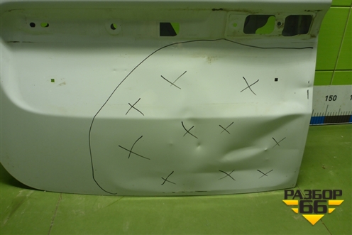 Дверь багажника левая (под стекло) (901015964R) для VAZ Largus/Ларгус с 2012-2024г