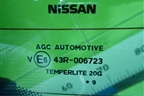 Стекло двери багажника для Nissan Qashqai (J11E) с 2013г (Кашкай)