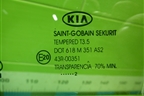 Стекло двери передней левой (5ти дверный кузов) для Kia Ceed с 2006-2012г (Сид 1)