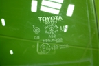 Стекло двери задней левой для Toyota Corolla (E15) с 2006-2013г (Королла 150)